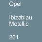 Preview: Opel, Ibizablau Metallic, 261.